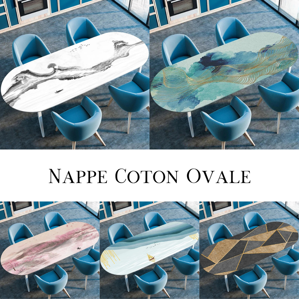 Nappe Coton Ovale