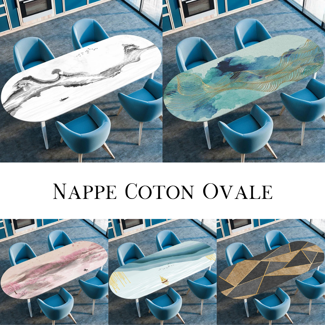 Nappe Coton Ovale