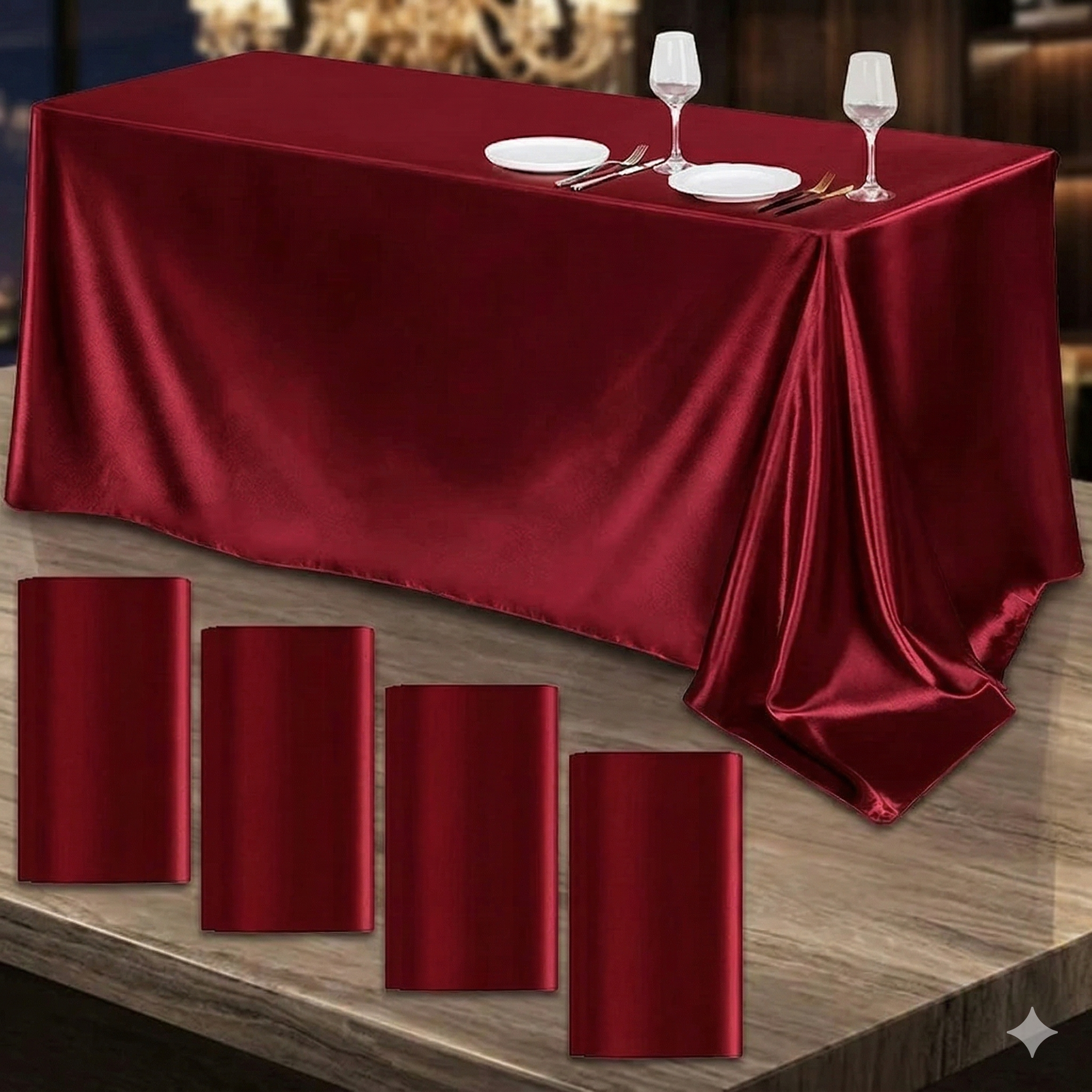 Nappe En Polyester Rectangulaire