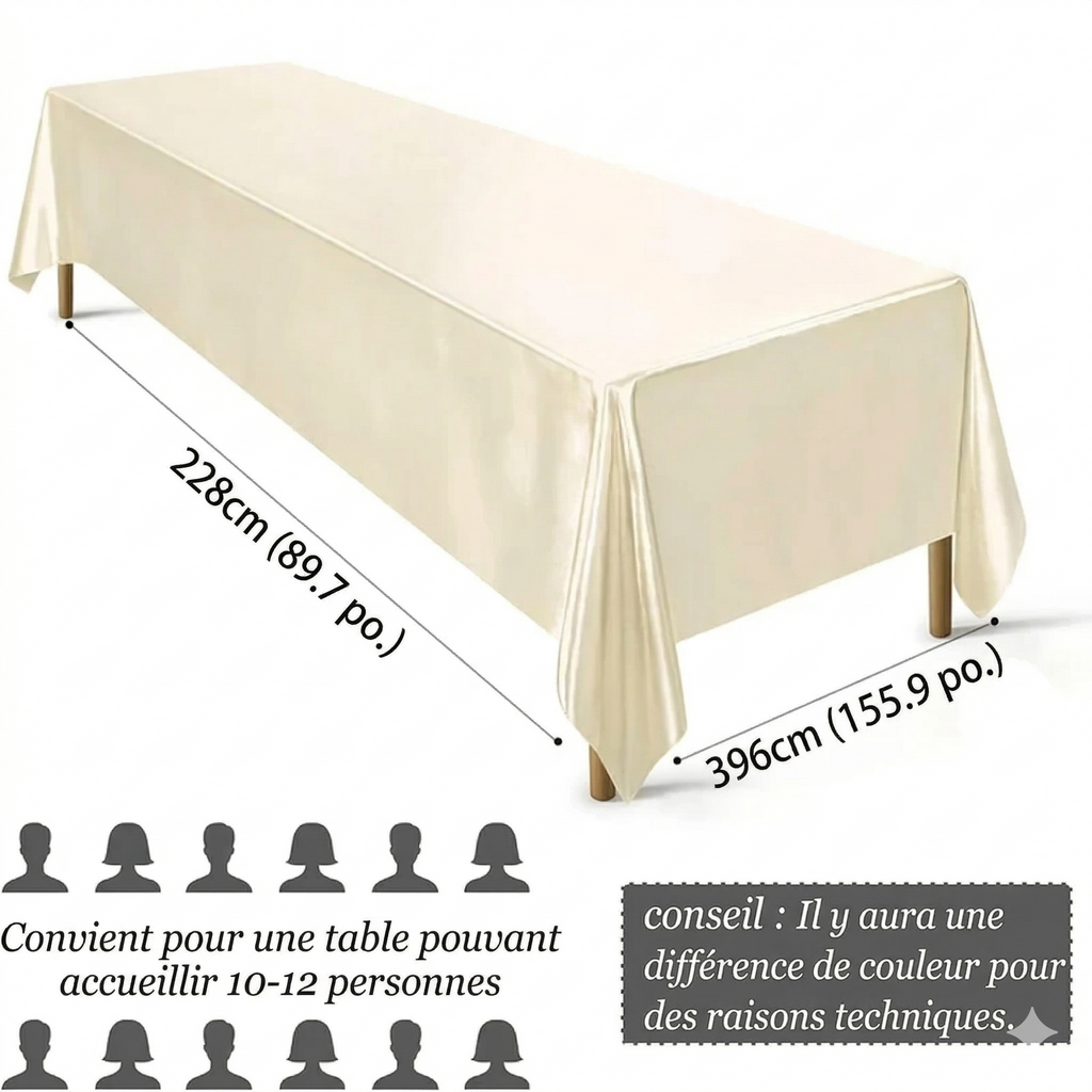 Nappe En Polyester Rectangulaire