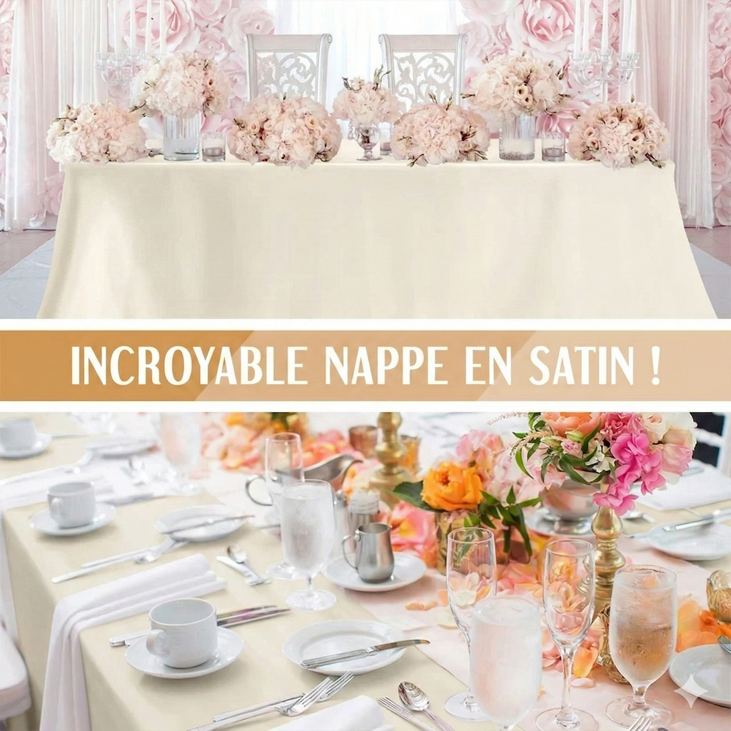 Nappe En Polyester Rectangulaire