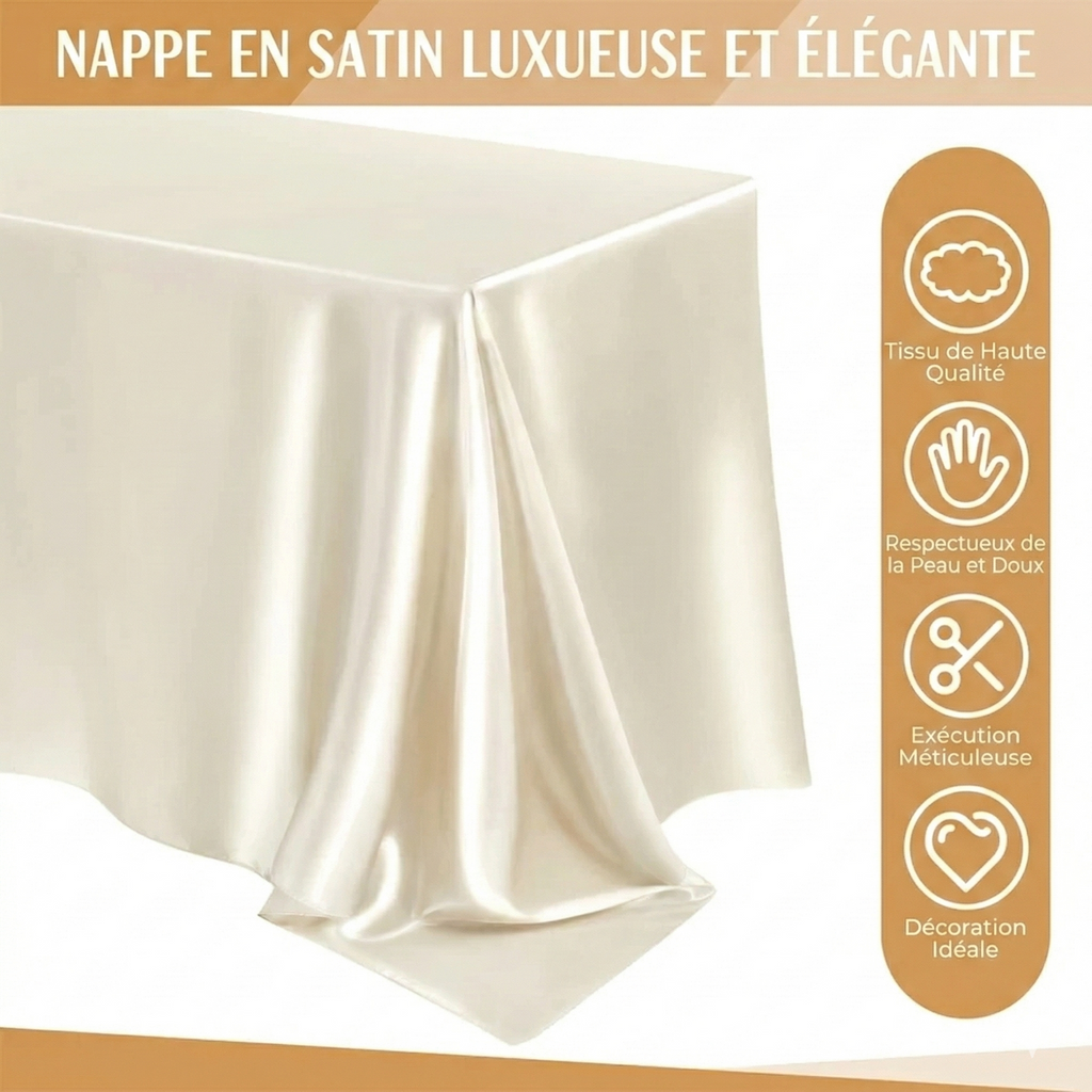 Nappe En Polyester Rectangulaire