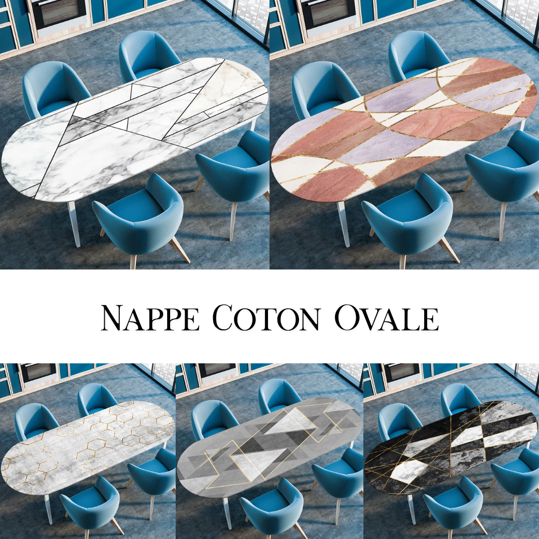 Nappe Coton Ovale
