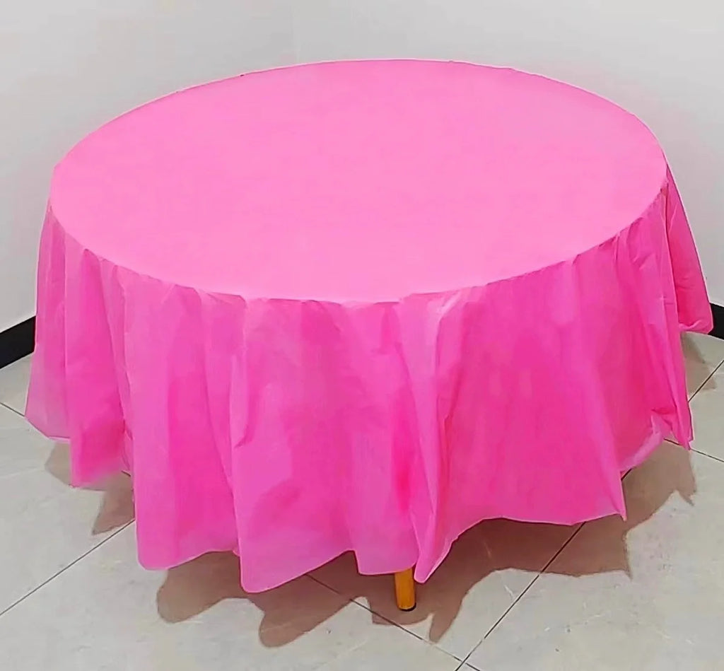 Nappe En Plastique Ronde