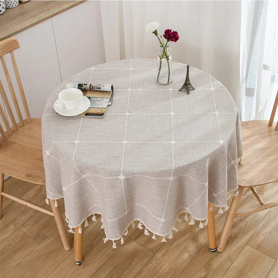 Nappe En Lin Ronde