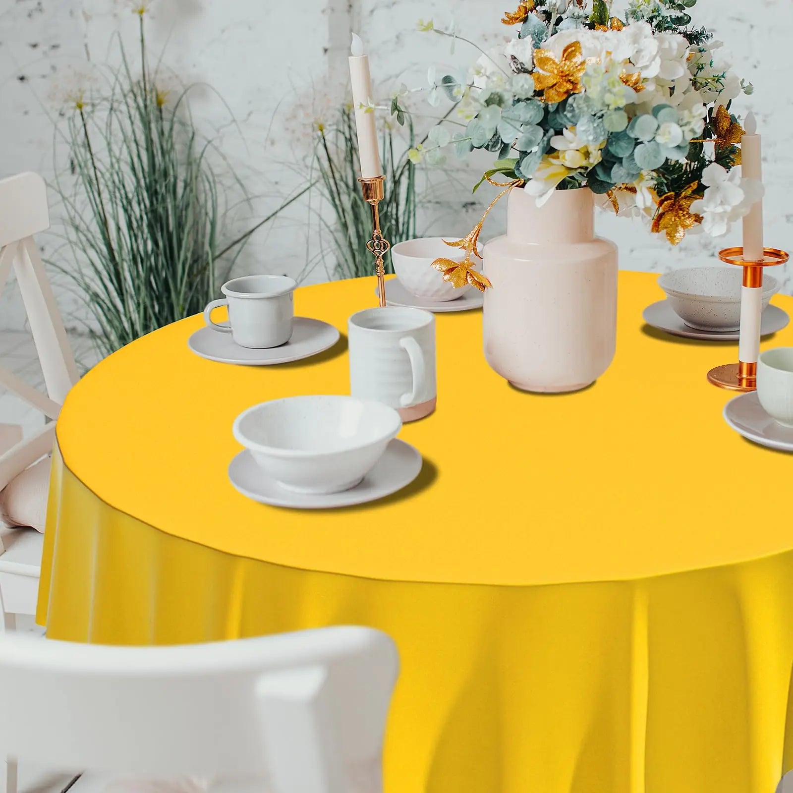 Nappe En Plastique Ronde