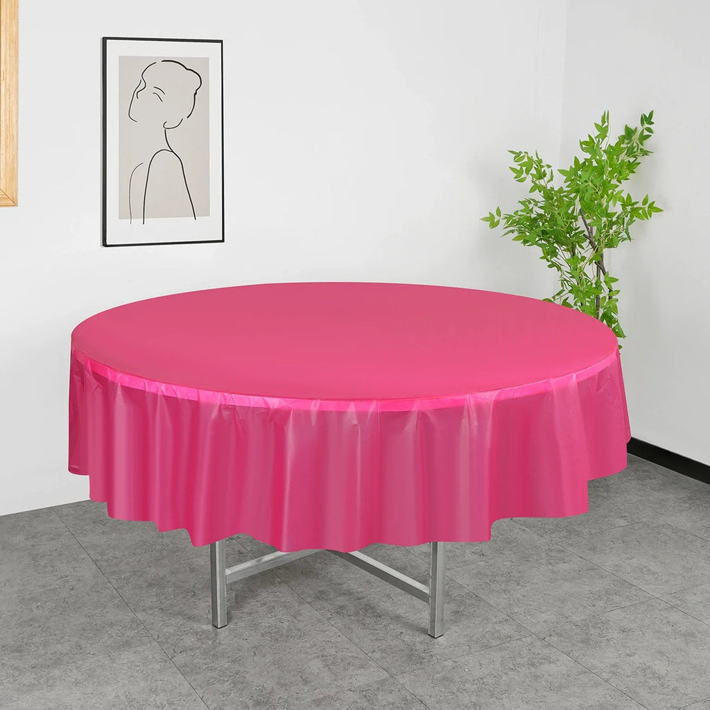 Nappe En Plastique Ronde