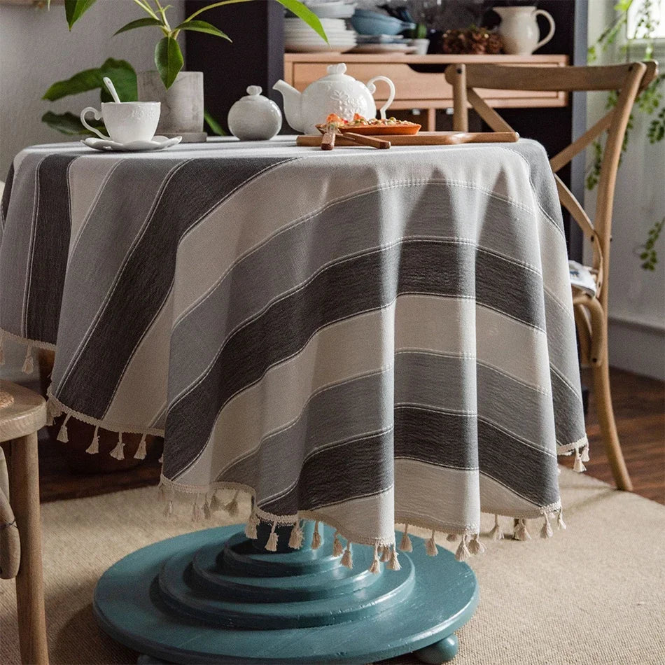 Nappe En Lin Ronde