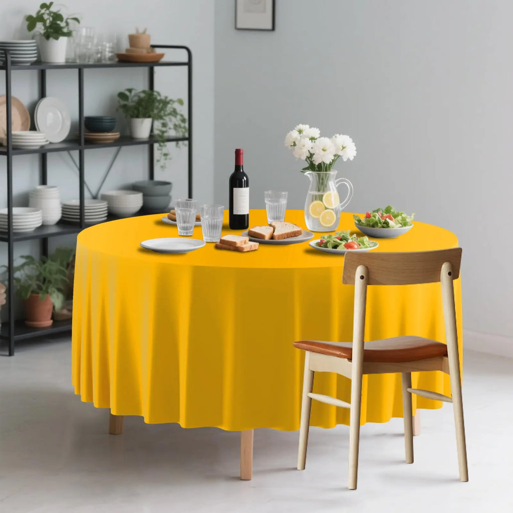 Nappe En Plastique Ronde
