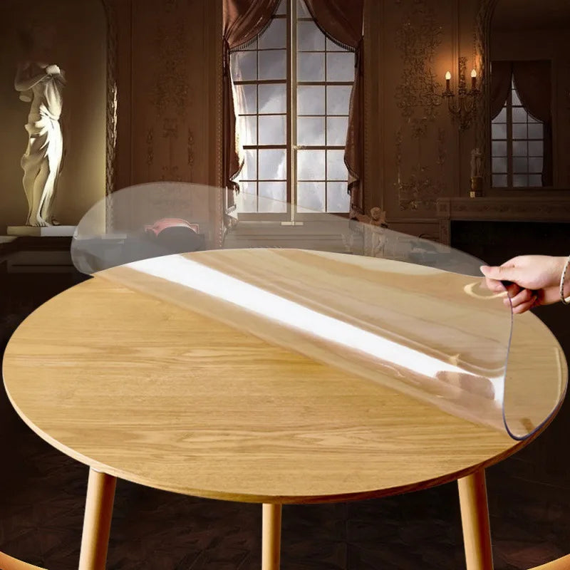 Nappe Ronde En PVC Transparent