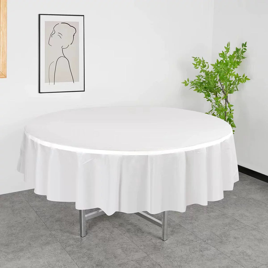 Nappe En Plastique Ronde