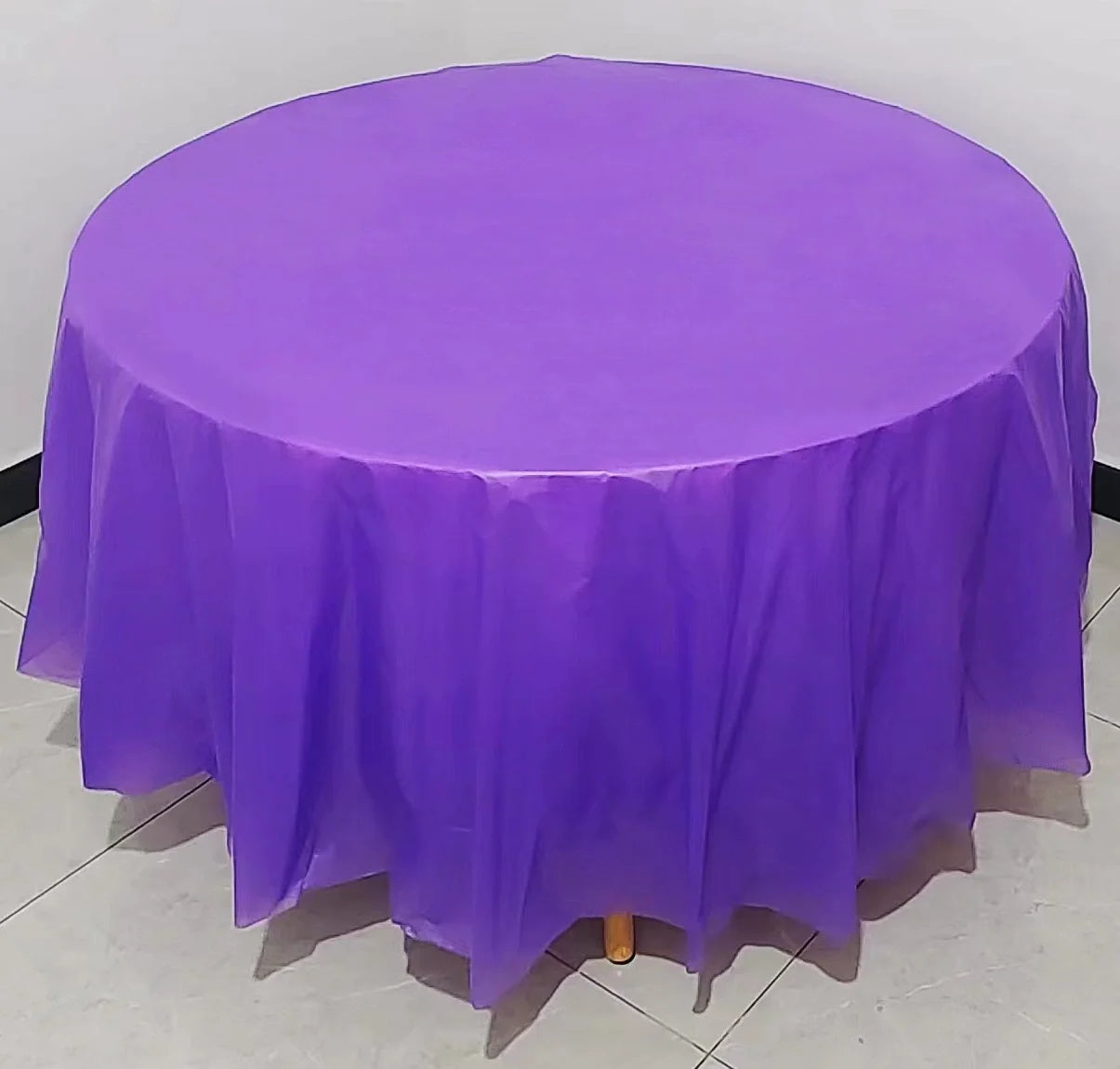 Nappe En Plastique Ronde