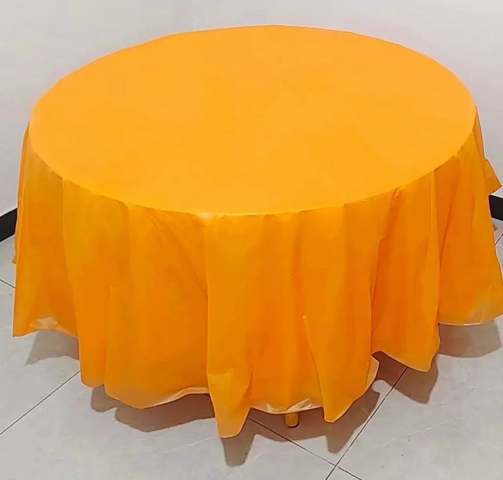 Nappe En Plastique Ronde