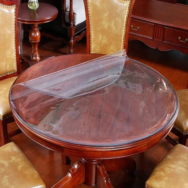 Nappe Ronde En PVC Transparent