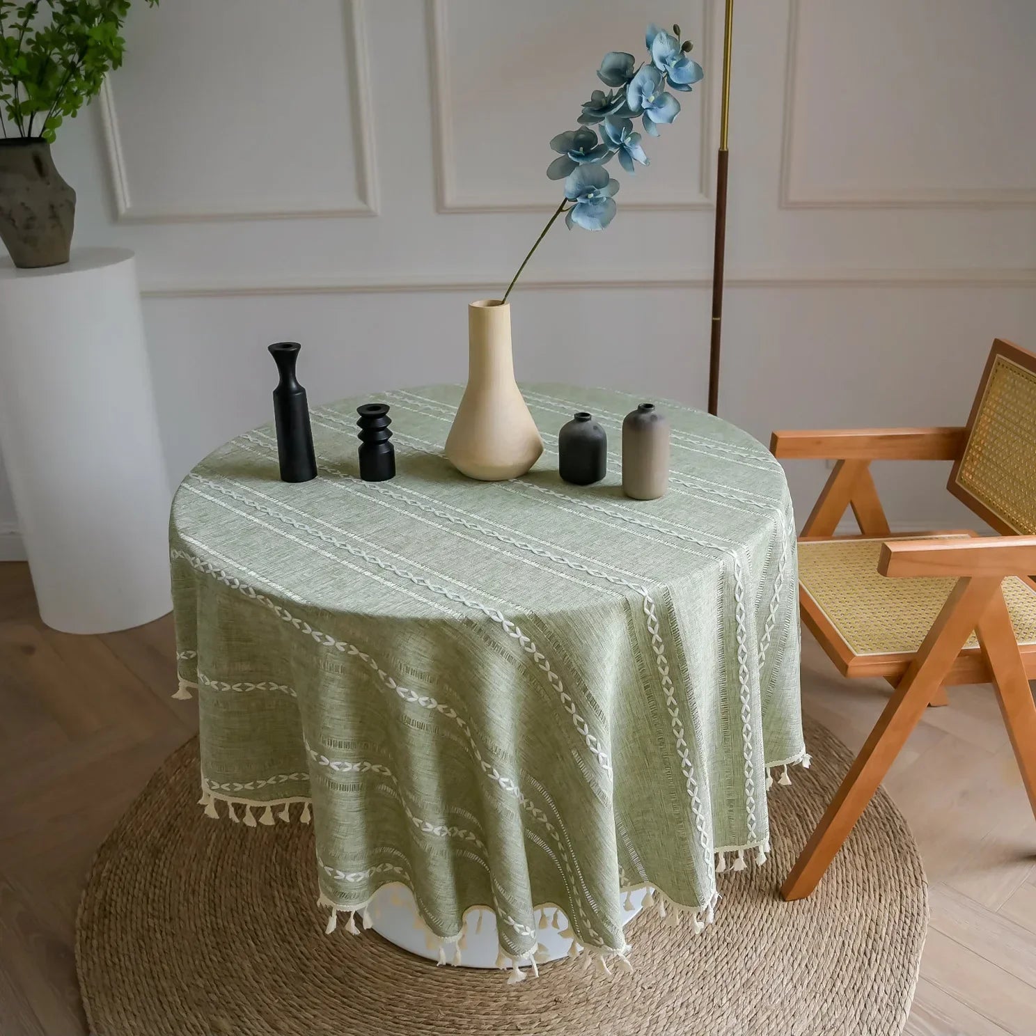 Nappe En Lin Ronde