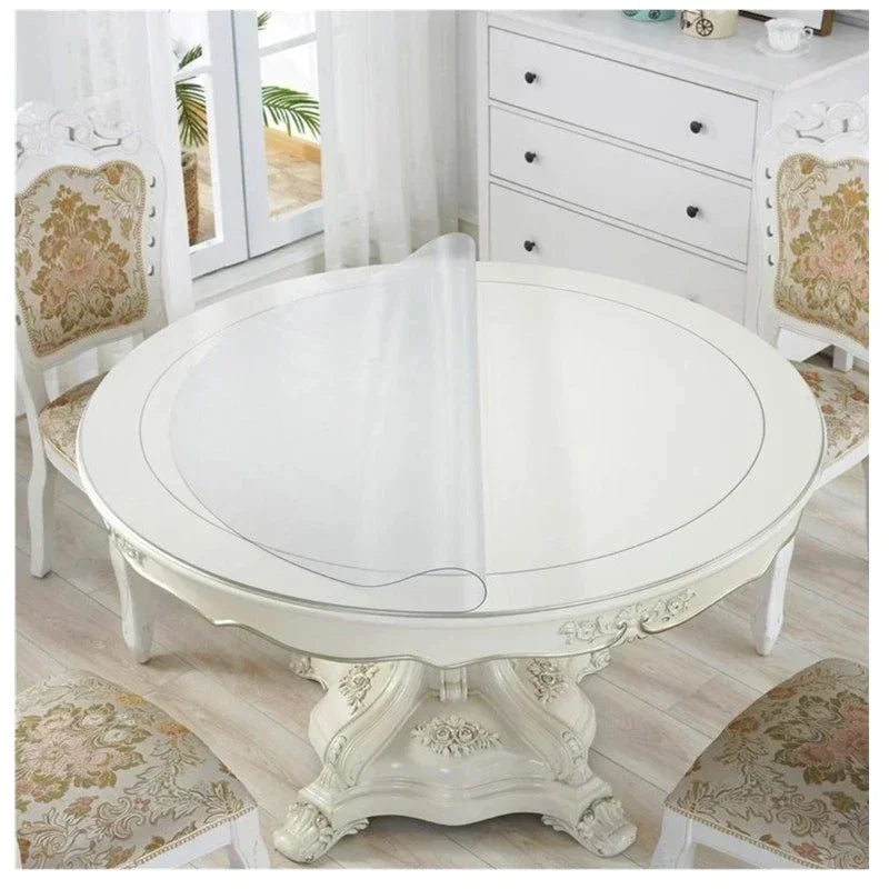 Nappe Ronde En PVC Transparent