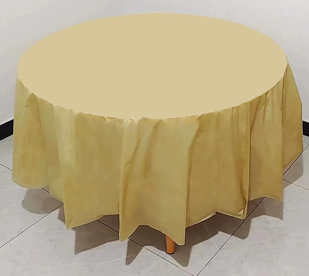 Nappe En Plastique Ronde