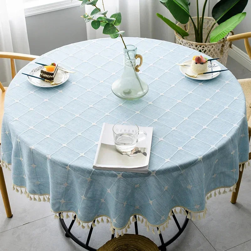 Nappe En Lin Ronde
