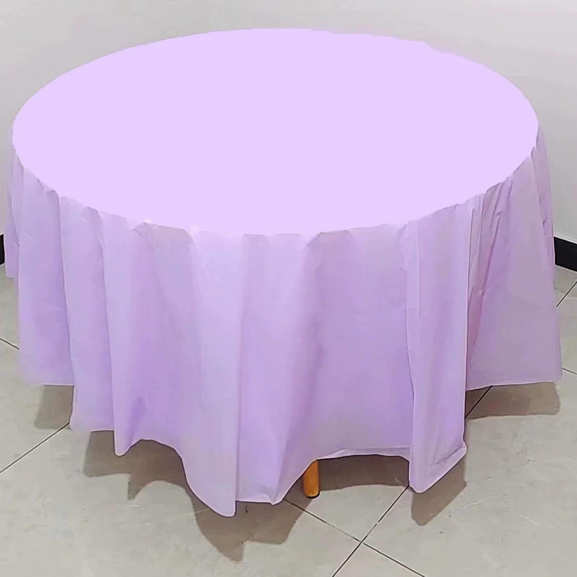 Nappe En Plastique Ronde