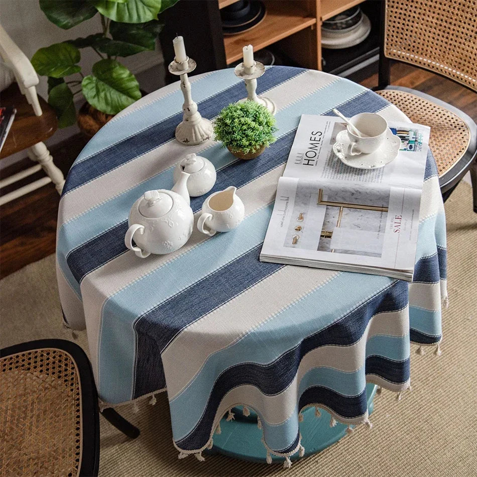 Nappe En Lin Ronde