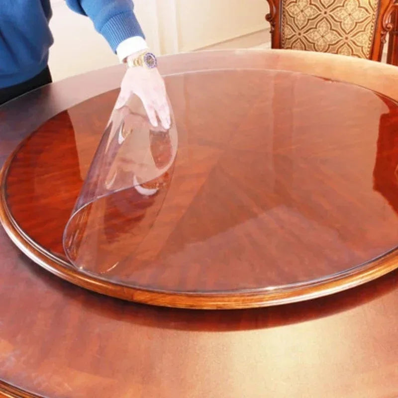 Nappe Ronde En PVC Transparent