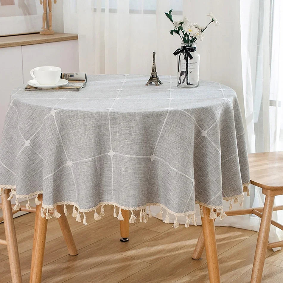 Nappe En Lin Ronde