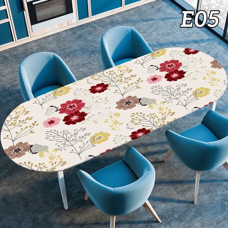 Nappe En Coton Fleurie