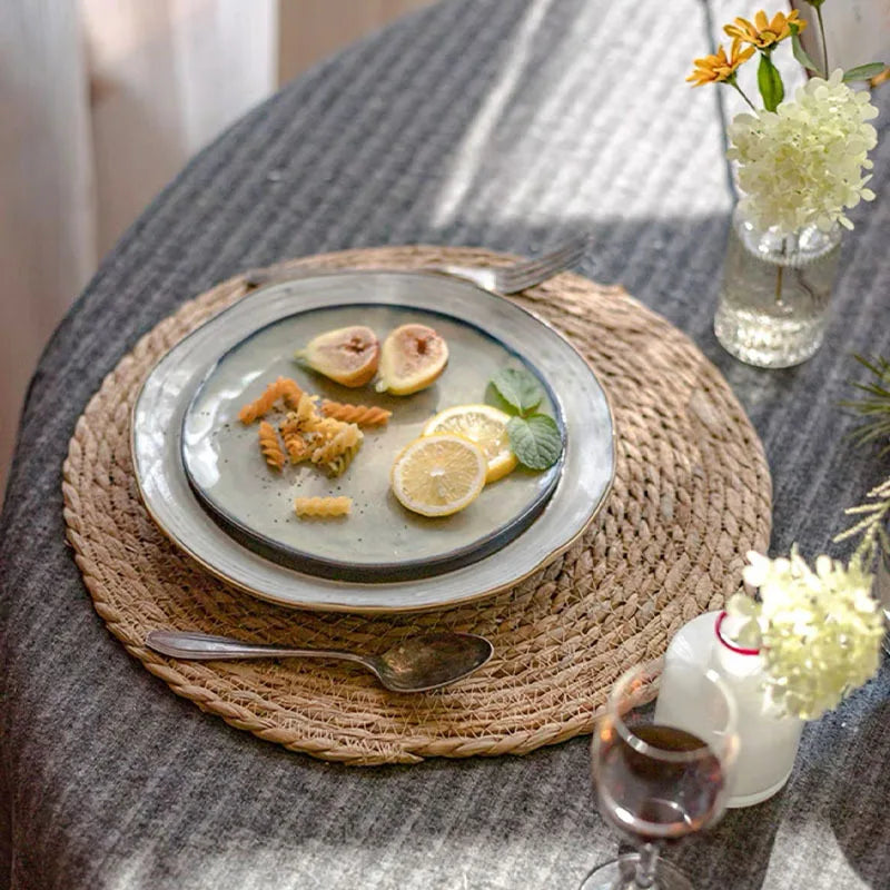 Set De Table Rond Osier