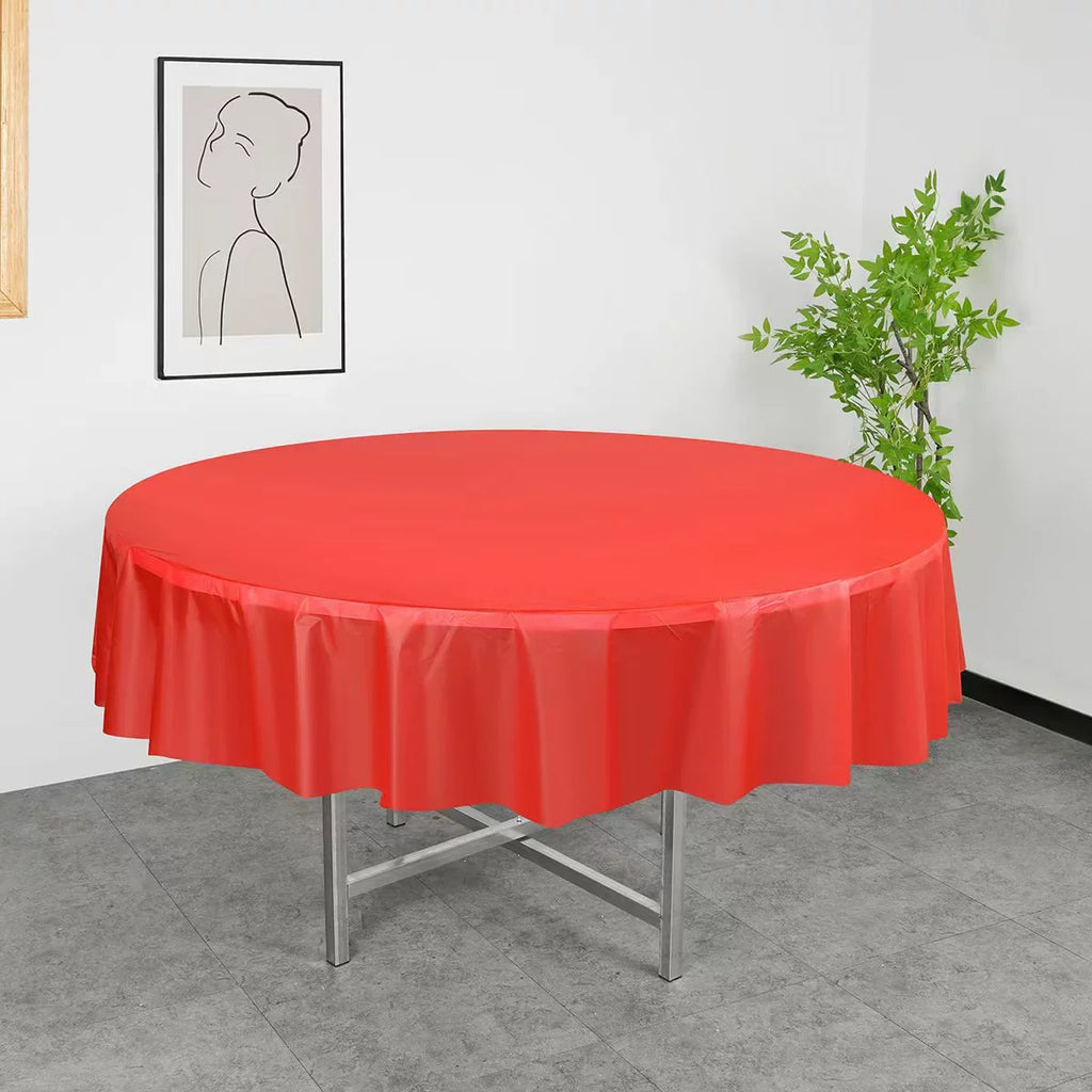 Nappe En Plastique Ronde