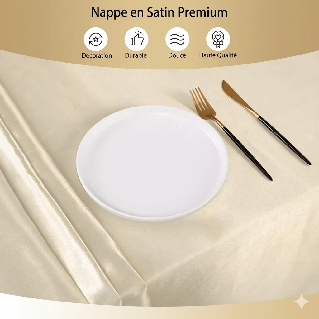 Nappe En Polyester Rectangulaire